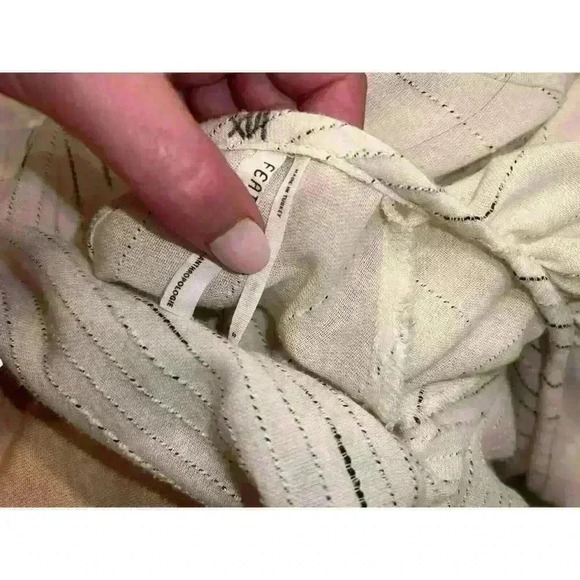 Anthropologie Feather Bone Soleil Belted Jumpsuit in Ivory Size SMALL - Picture 4 of 9